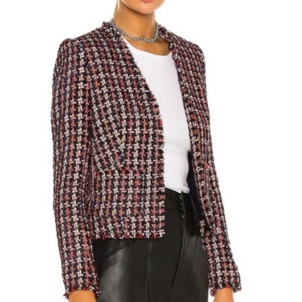 L'AGENCE Tweed Blazer